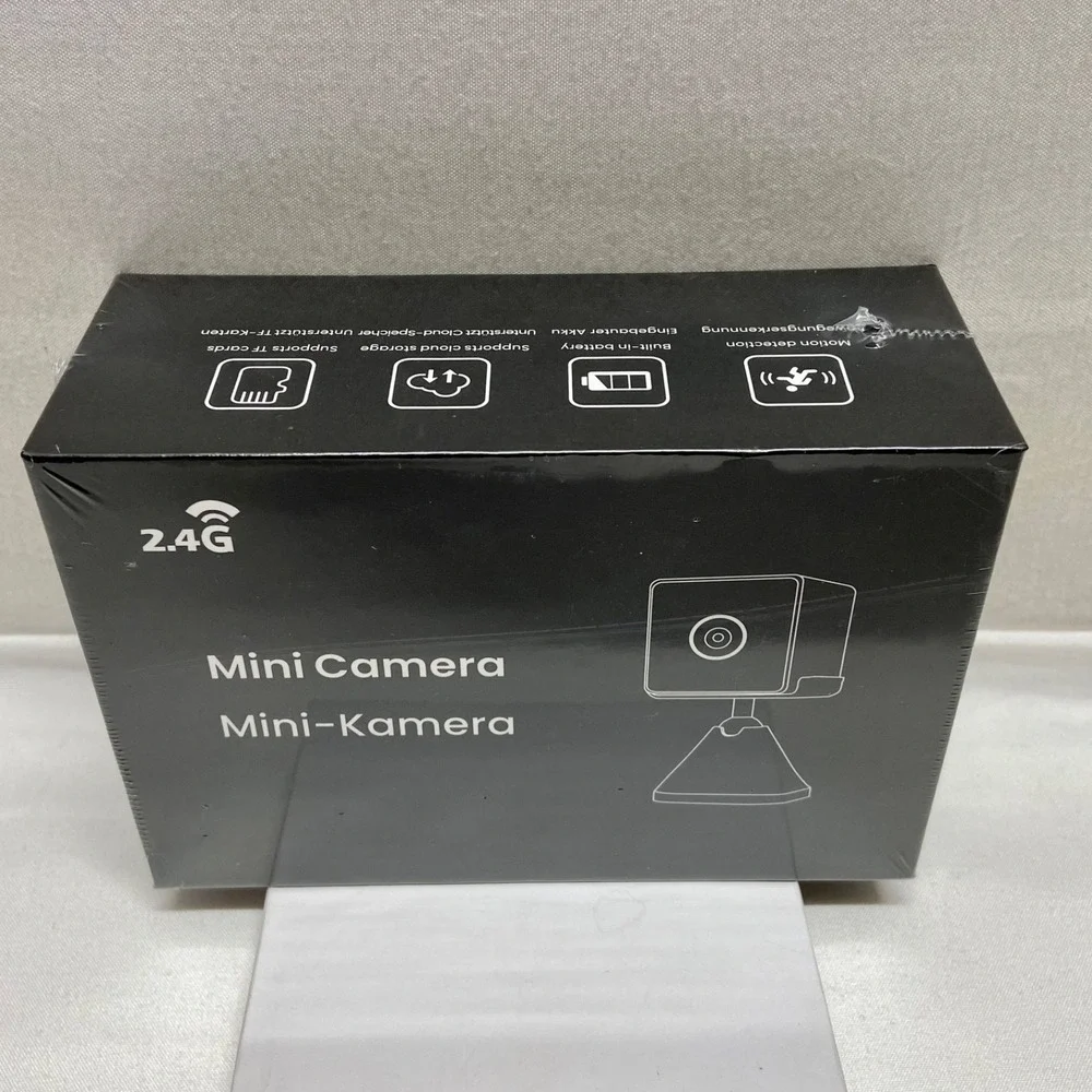 Security Camera 1080p HD 2.4G Wi-Fi Pan Tilt Indoor Mini Kamera Brand New Sealed